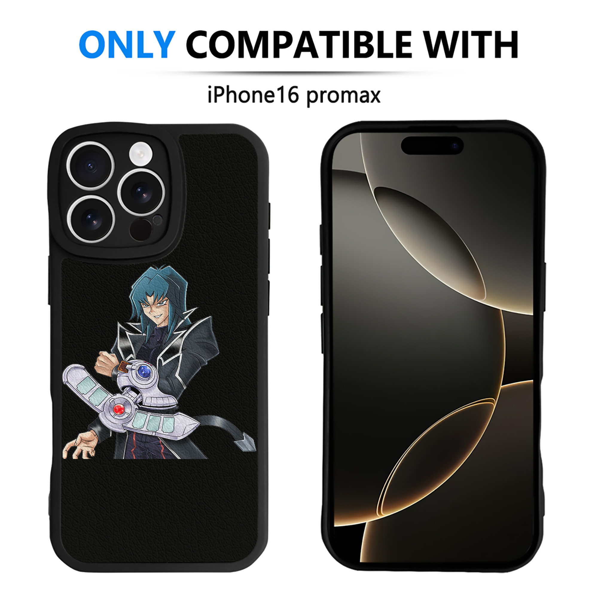 遊☆戯☆王 Yu-Gi-Oh! 【iPhone 16シリーズ対応】シリコンスマホケース（レザー調） 材質：シリコン